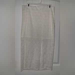 Lace Maxi with Slits Over Mini PERFECT Bathing Suit Cover XL